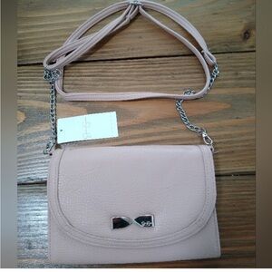 Jessica Simpson Elegant Pink Crossbody wallet Bag